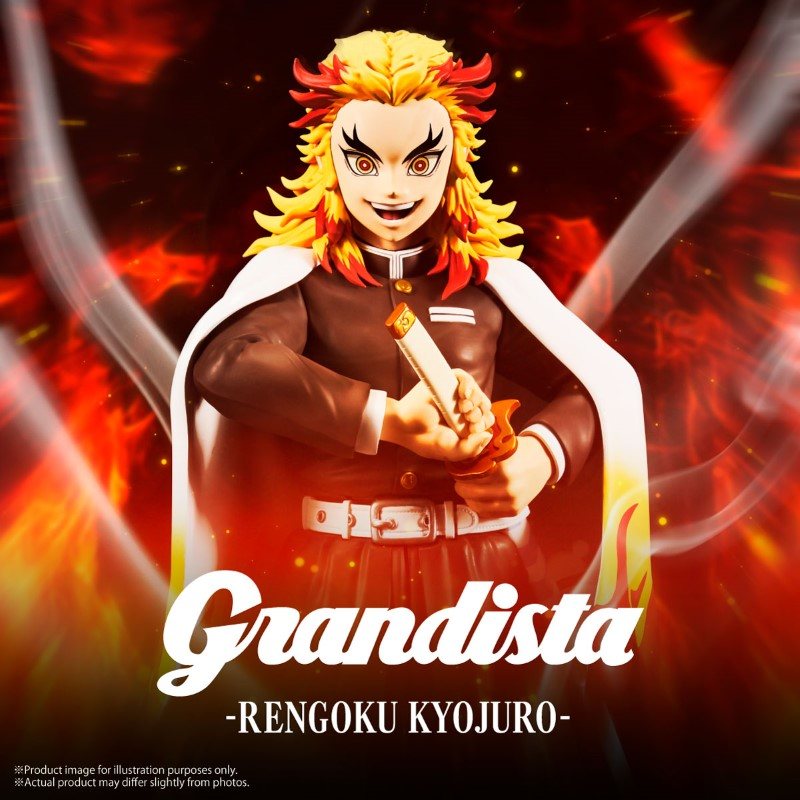 Figurine Demon Slayer : Rengoku, collection Grandista, 24cm