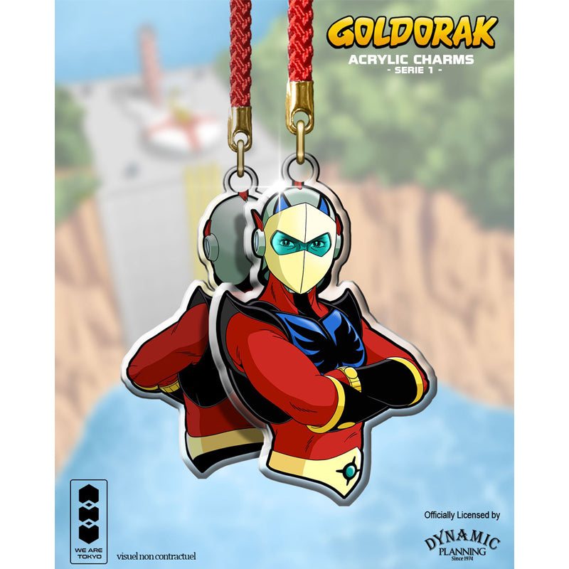 Acrylic Charm GOLDORAK : Actarus Buste